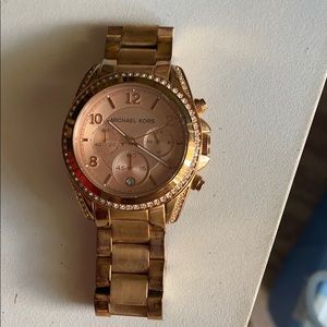 Rose gold Michael Kors Watch